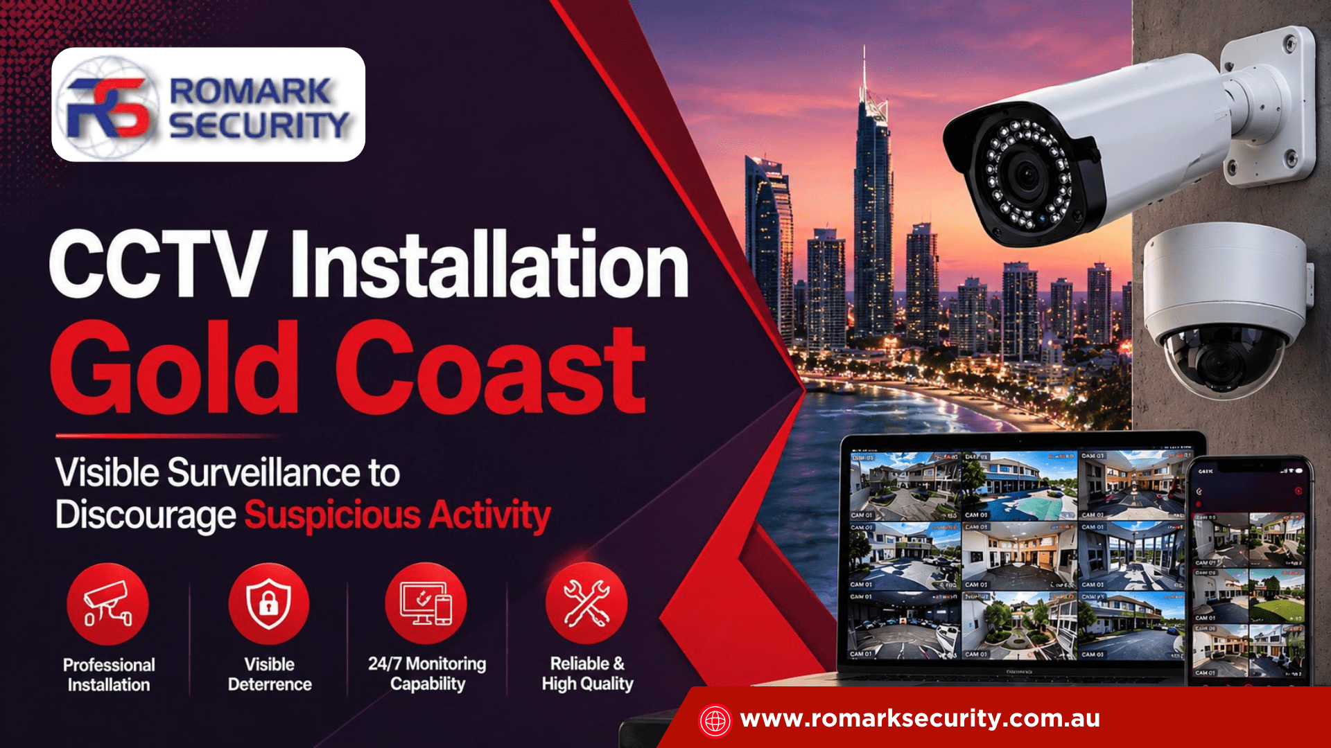 CCTV installation Gold Coast